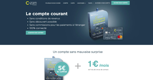 C-Zam Carrefour compte 115000 clients au bout d’un an